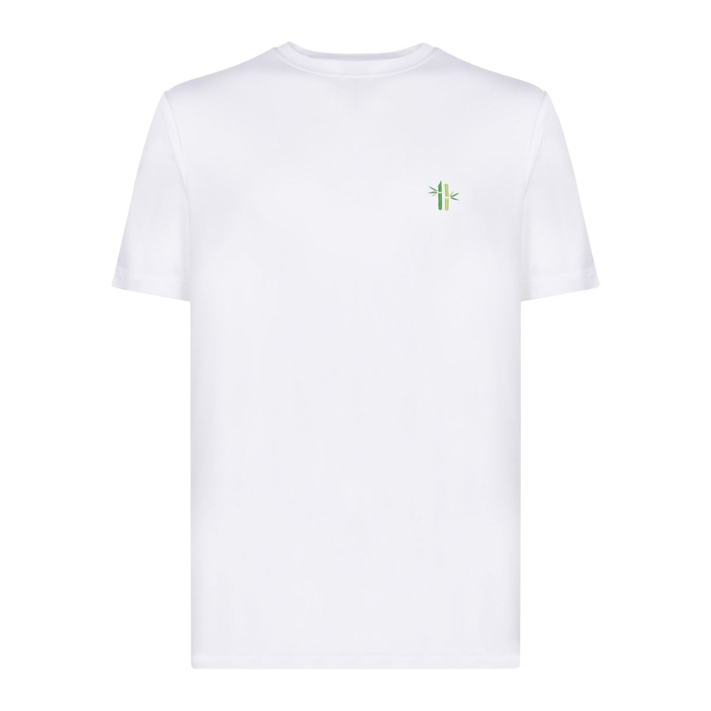 Front view of Everyday Bamboo crew neck Shirt | Bright White - Robumi Lifestyle